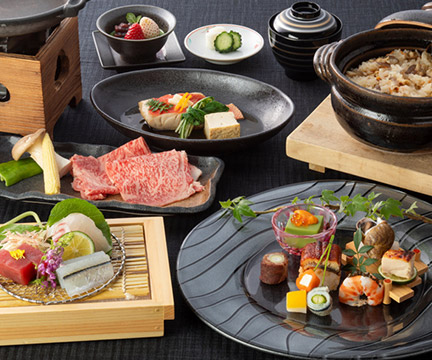 ホテルプラザオーサカⒶ 直営レストラン 和食「花伝」ペアお食事チケット福袋