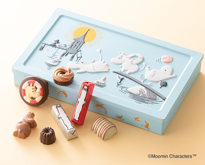 ムーミン × メリーチョコレート ムーミン一家のサマーヒュッゲ（アソートチョコレート）