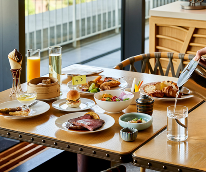 ウェスティン都ホテル京都Ⓐ オールデイダイニング「洛空」ペアランチブッフェチケット福袋