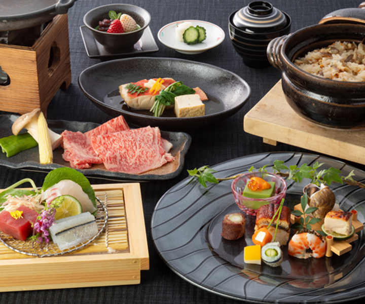 ホテルプラザオーサカⒶ 直営レストラン  和食「花伝」ペアお食事チケット福袋
