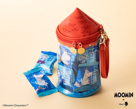 ムーミン × メリーチョコレート ムーミンやしき ポーチ（2種のクランチチョコレート）
