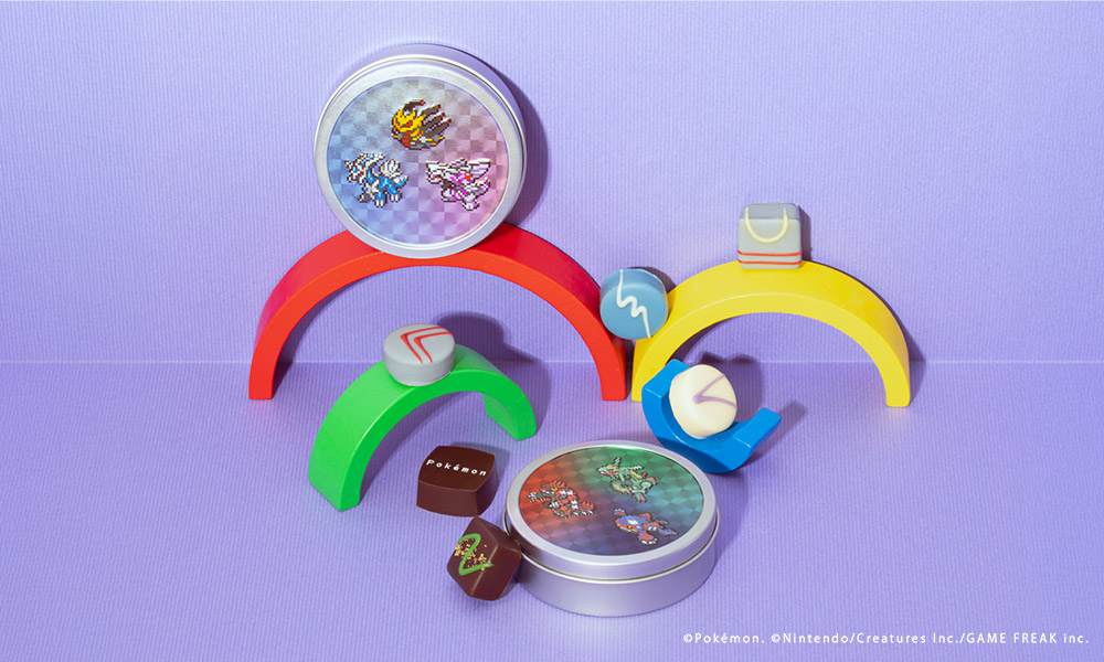 ポケモン ｍｅｅｔｓ メリーチョコレート 伝説・幻のポケモン缶セット