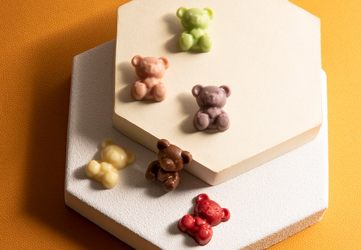 カカオサンパカ6匹のこぐま（6種）スペイン製