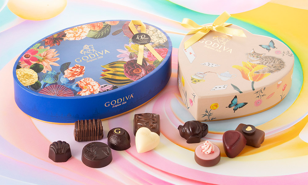 GODIVA 100年の遊び心 アソート・アリスのティーパーティー セレクション