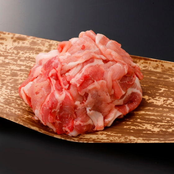 野菜炒め・豚汁用切落し（カタ・バラ・モモ）100gあたり