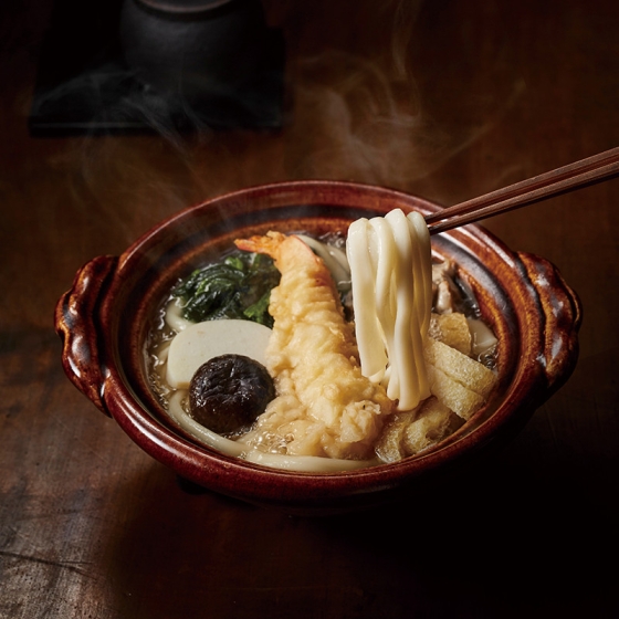 鍋やき手延べうどん