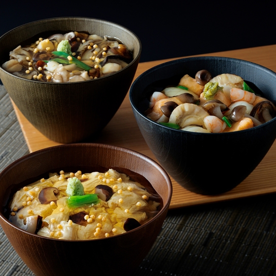 料亭のあんかけ丼セット