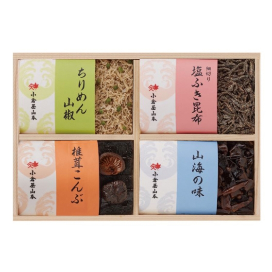 ちりめん山椒、昆布詰合せ