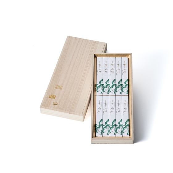 清澄香樹林 短寸10箱入 桐箱