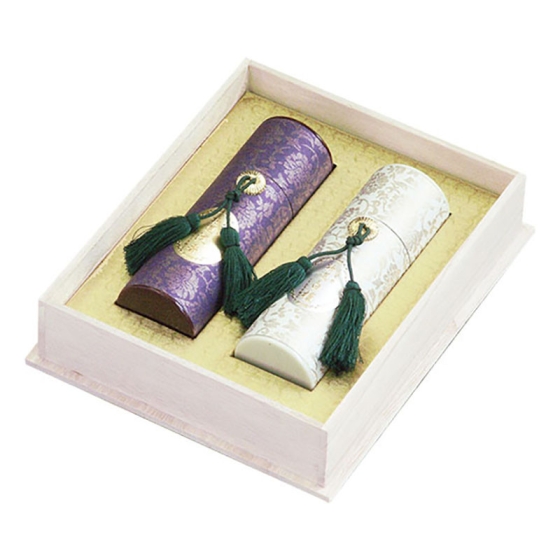 特選美麗香 沈香・白檀 2本入  桐箱