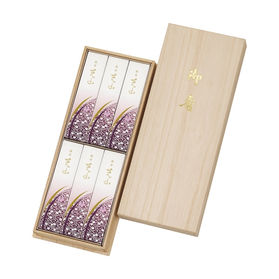 銘香芝山 短6箱入 桐箱