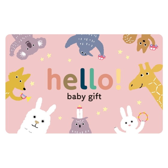 hello! baby gift　うさぎ　カードタイプ
