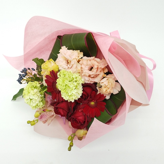 【値下げ可】ウェディングブーケ ピンク フープブーケ ブーケ（ピンク系） D-1 - 京阪百貨店オンラインストア