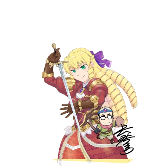 デジタルサイン入り扉絵複製原画 G