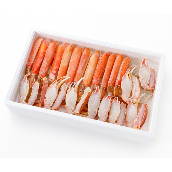 ロシア産　生ずわいがに（バルダイ種）カット済・（冷凍）