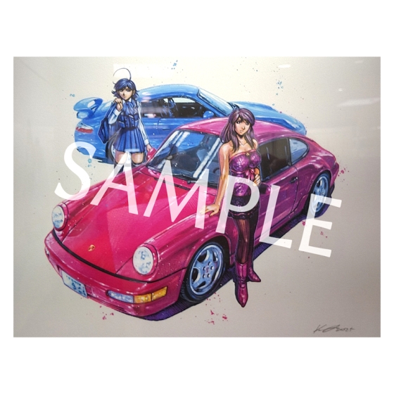 サイン入り複製原画 彼女のカレラA