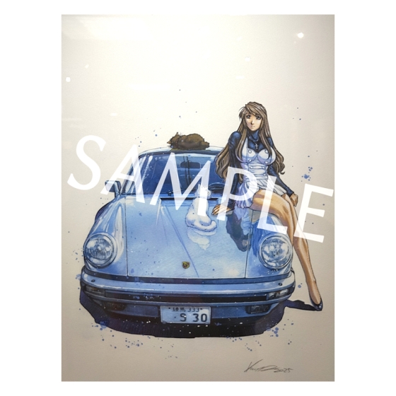 サイン入り複製原画 彼女のカレラB