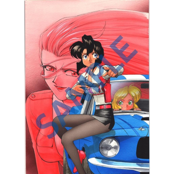 肉筆サイン入り複製原画　ゴールディ&ラリー&メイ