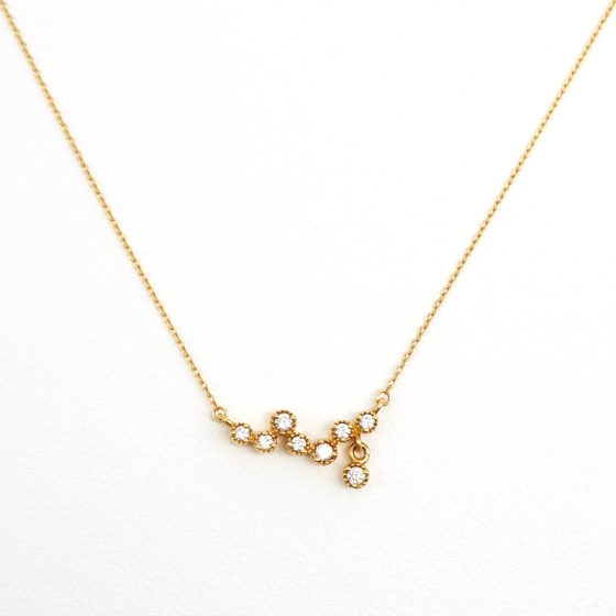 K18 ダイヤモンド ネックレス