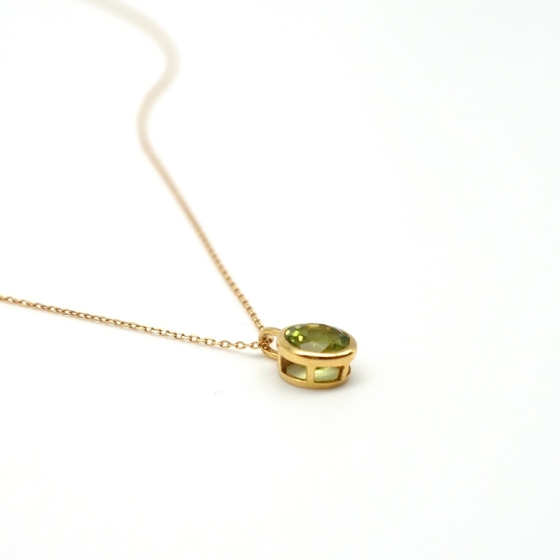 K18 ペリドット ペンダント - 京阪百貨店オンラインストア