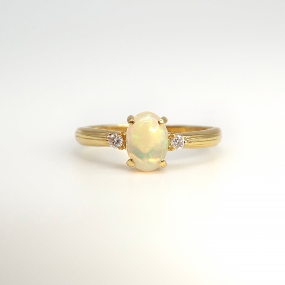 K18 オパール&ダイヤモンド リング - 京阪百貨店オンラインストア