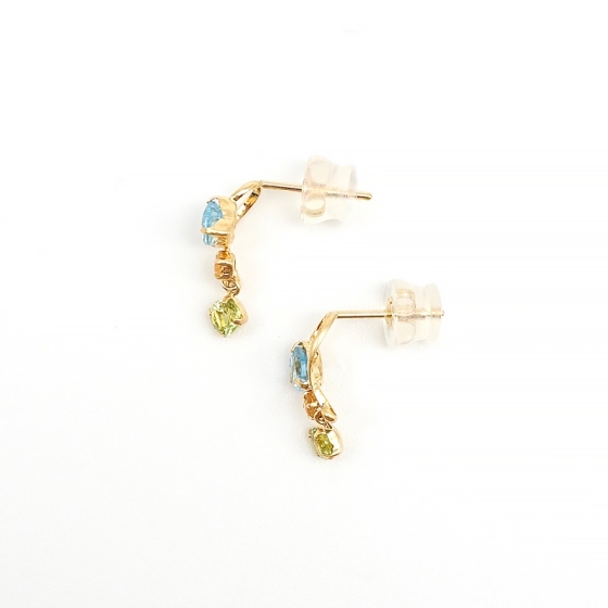 K18 マルチストーンピアス - 京阪百貨店オンラインストア