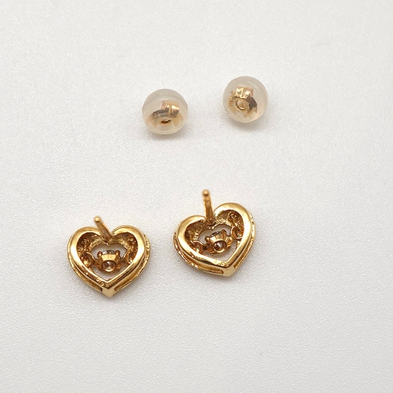 K18/Pt ハート&ダイヤモンド ピアス - 京阪百貨店オンラインストア