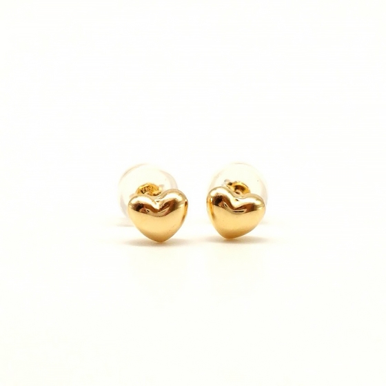 K18 ハートピアス 5mm