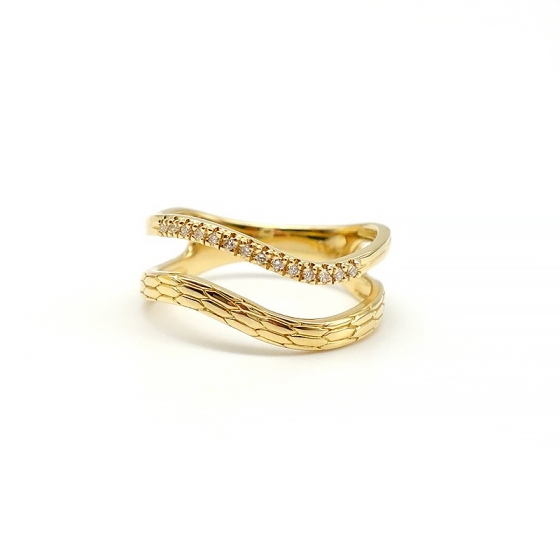 K18 ダイヤモンド リング