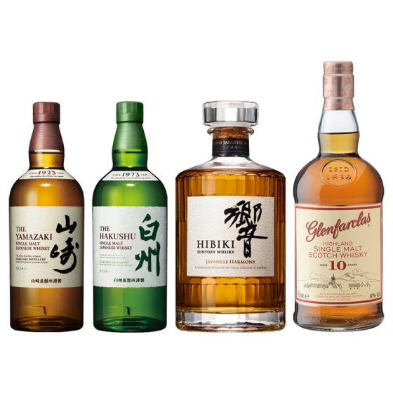 お届け専用＞山崎・白州・響含む洋酒4本セット - 京阪百貨店オンライン