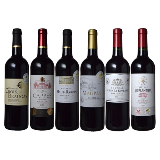 ひらかた店受取】ボルドー金賞受賞赤ワイン6本 福箱セット - 京阪