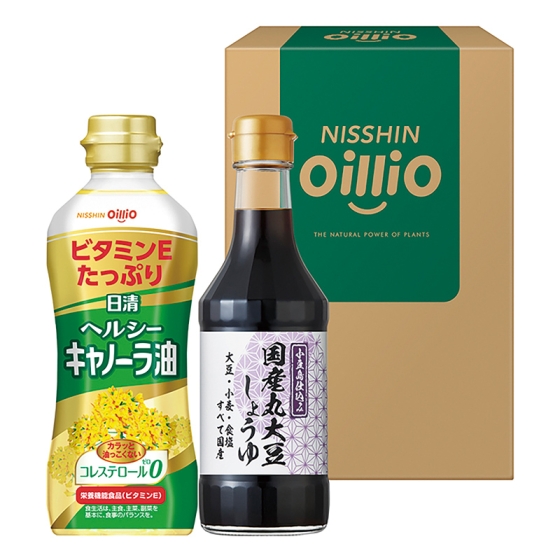 日清ヘルシーオイル＆国産丸大豆しょうゆ