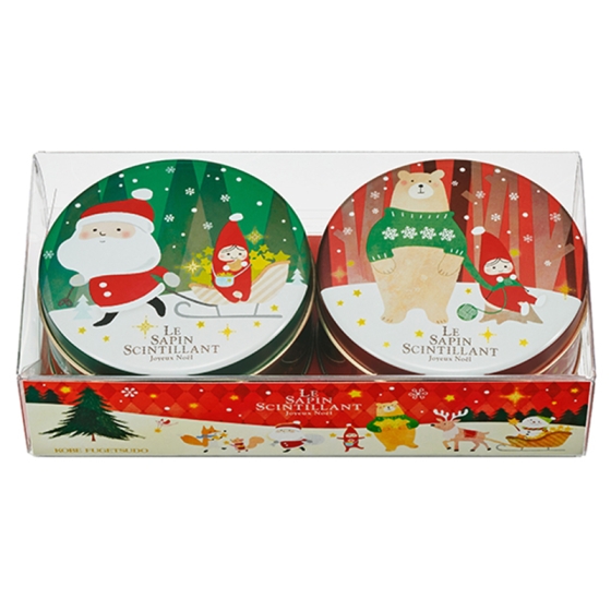 クリスマスミニゴーフル2ｲﾘ（サンタ・クマ）