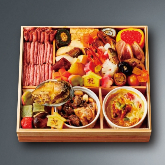 滋賀 京料理 宮前 近江牛メインの肉おせち