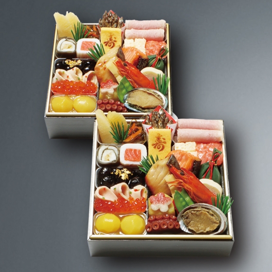 京・料亭 わらびの里 和風おせち二折