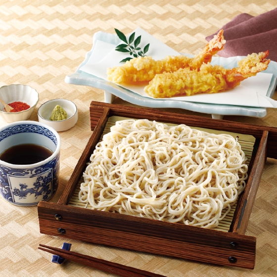 松本 こばやし 車海老天信州蕎麦（茹で麺）2食セット