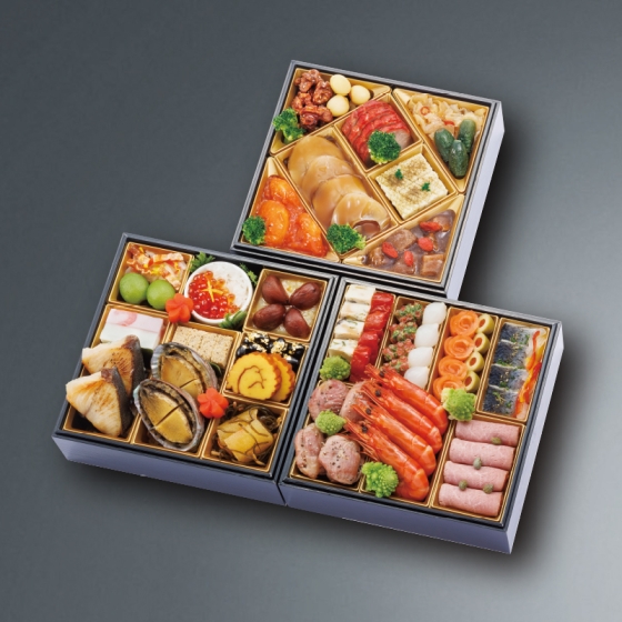 なすび亭＆オステリアルッカ 東4丁目＆赤坂四川飯店 和・洋・中華風おせち