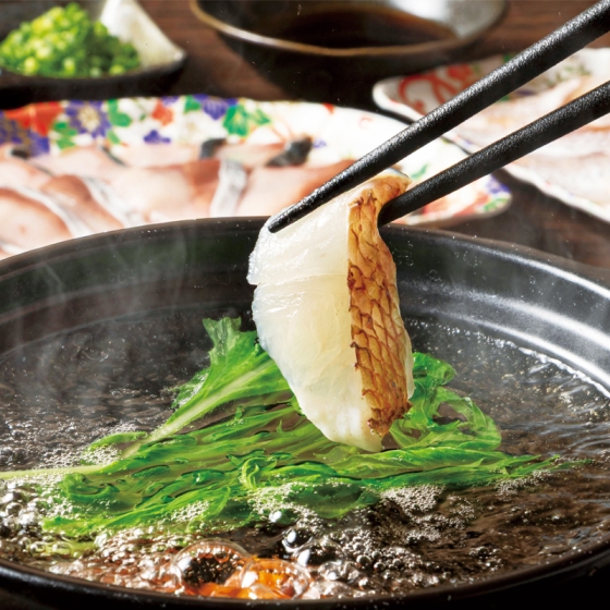 九州産 真鯛とぶりのしゃぶしゃぶ鍋
