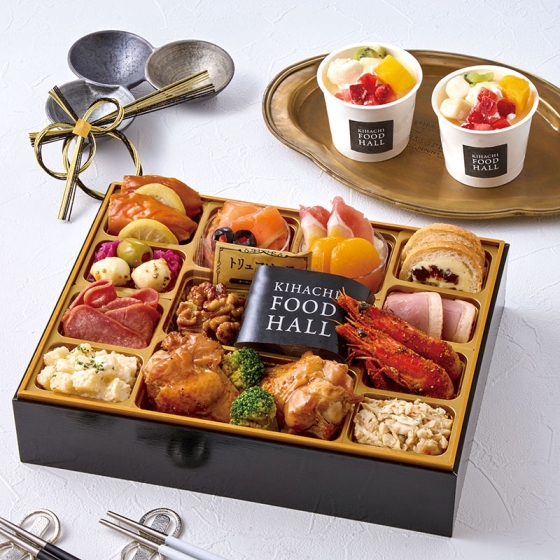 東京青山KIHACHI FOOD HALL オードブル＆パフェアイス
