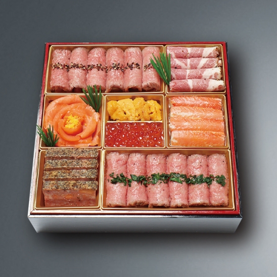 京・料亭 わらびの里 肉・海鮮オードブル