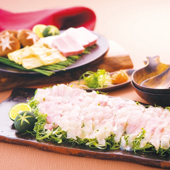 京都 京料理六盛 京風甘鯛しゃぶしゃぶ