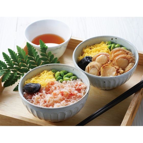 北海道 札幌バルナバフーズ 海鮮めし（ずわい蟹＆帆立）
