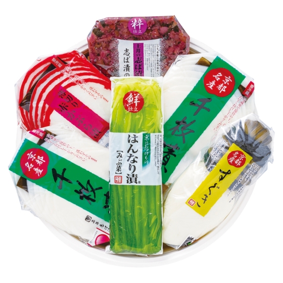 土井志ば漬本舗 千枚漬お漬物くらべ