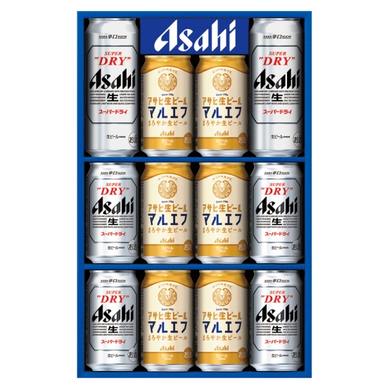 アサヒスーパードライ・アサヒ生ビール詰合せ