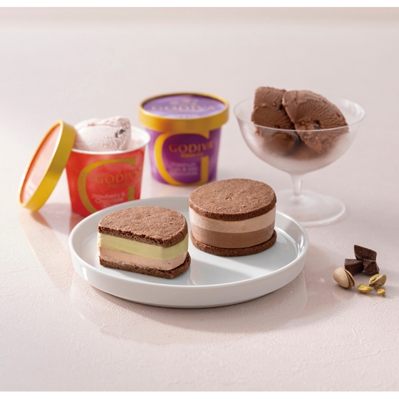 ゴディバ カップアイス＆サンドアイス