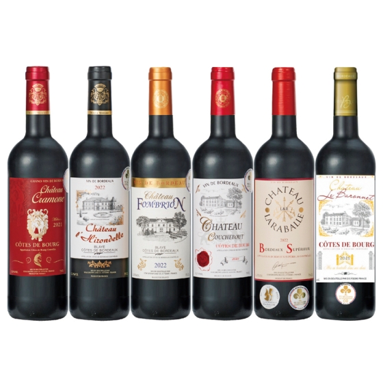フランス ボルドー格上金賞受賞 赤ワイン6本セット
