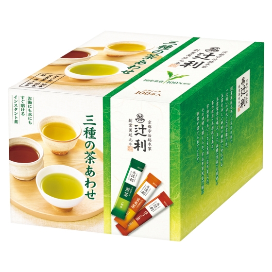 辻利 三種の茶あわせ