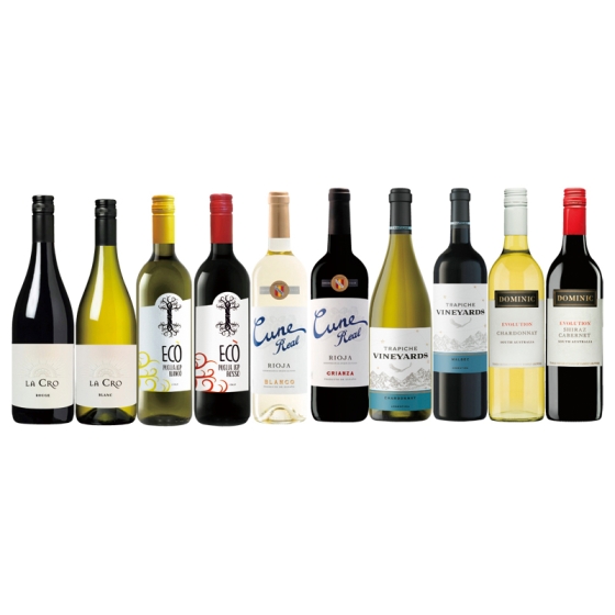 世界の銘醸地からデイリーワイン10本セット