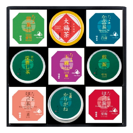 福寿園 なつめ 大福茶入り銘茶詰合せ
