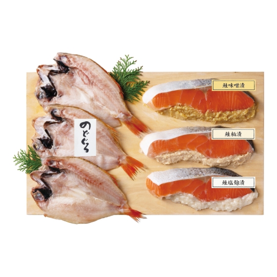 味の十字屋 のどぐろ一夜干・漬魚詰合せ
